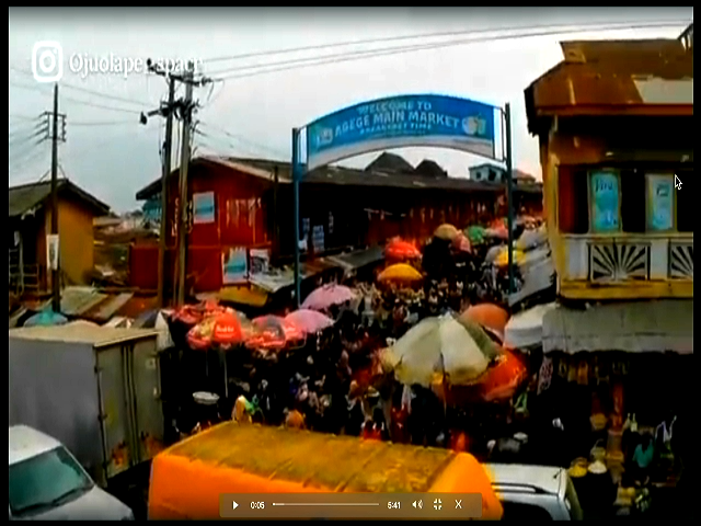 MARKET TODAY:PRICE OF FOODSTUFF AT AGEGE MARKET.