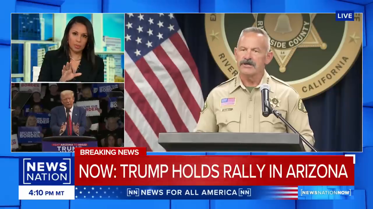 California sheriff gives update on Trump rally arrest _ NewsNation Now.