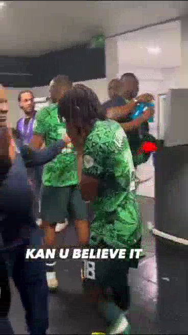 2024 AFCON: SEE KANU OUTSHINES SHETTIMA IN THE DRESSING ROOM