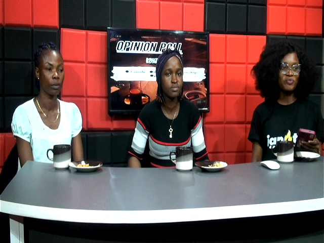 OPINION POLL: OPINION POLL LADIES CELEBRATE HOST ON HOTSEAT. 