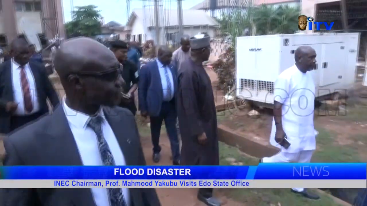  INEC Chairman, Prof. Mahmood Yakubu Visits Edo State Office.