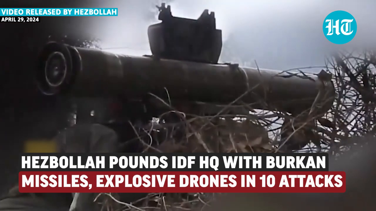  Israeli Soldier Killed As Hezbollah Pounds Army HQ With Burkan Missiles, Drones_ IDF Fumes _ Watch.