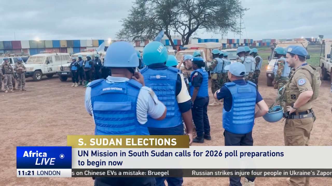 UN Mission in South Sudan calls for start of 2026 election preparations.