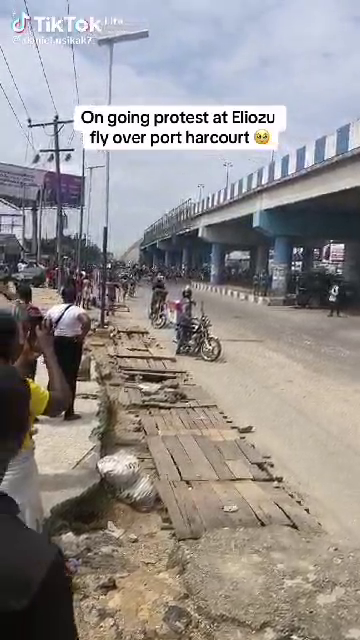 NIGERIA; PROTEST IN PORT HARCOURT