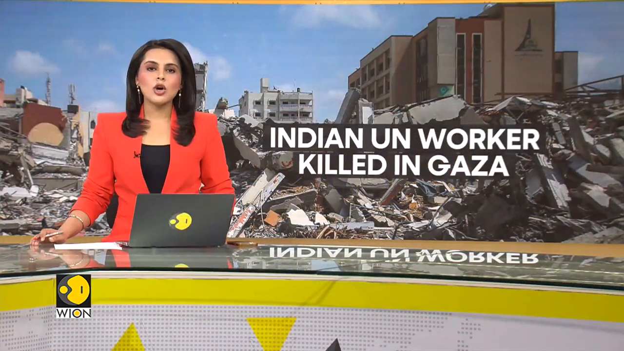  Israel-Hamas War_ Indian serving as UN aid worker killed in Gaza _ Latest English News _ WION.