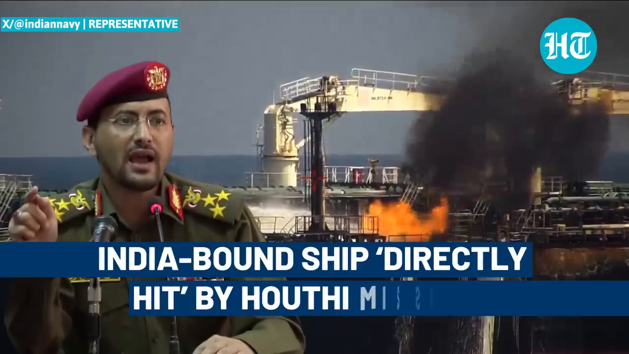 India-Bound Ship Carrying Oil From Russia Damaged After Houthis Fire 3 Missiles _ Israel _ Gaza.